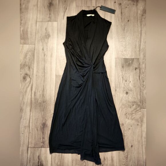 Kobi Halperin Sandra Draped Dress Black Size S New - Picture 5 of 12